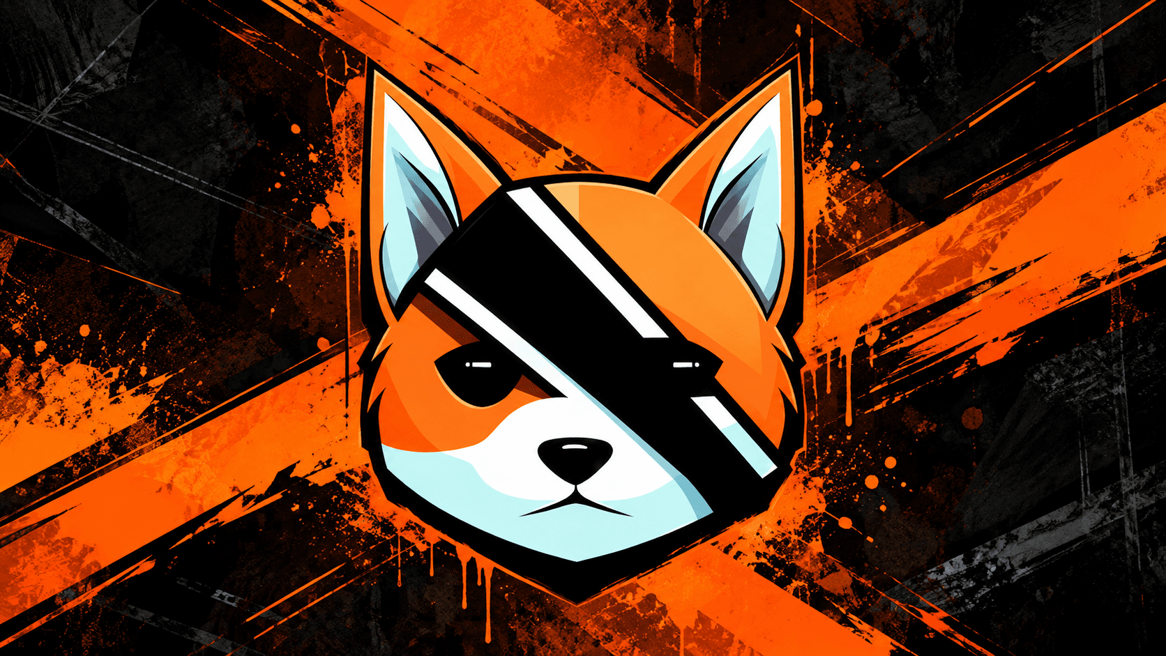 Official BYTE mascot, an orange fox with a dark diagonal stripe